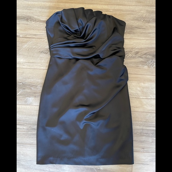 Black David’s Bridal dress NWOT - Picture 1 of 3